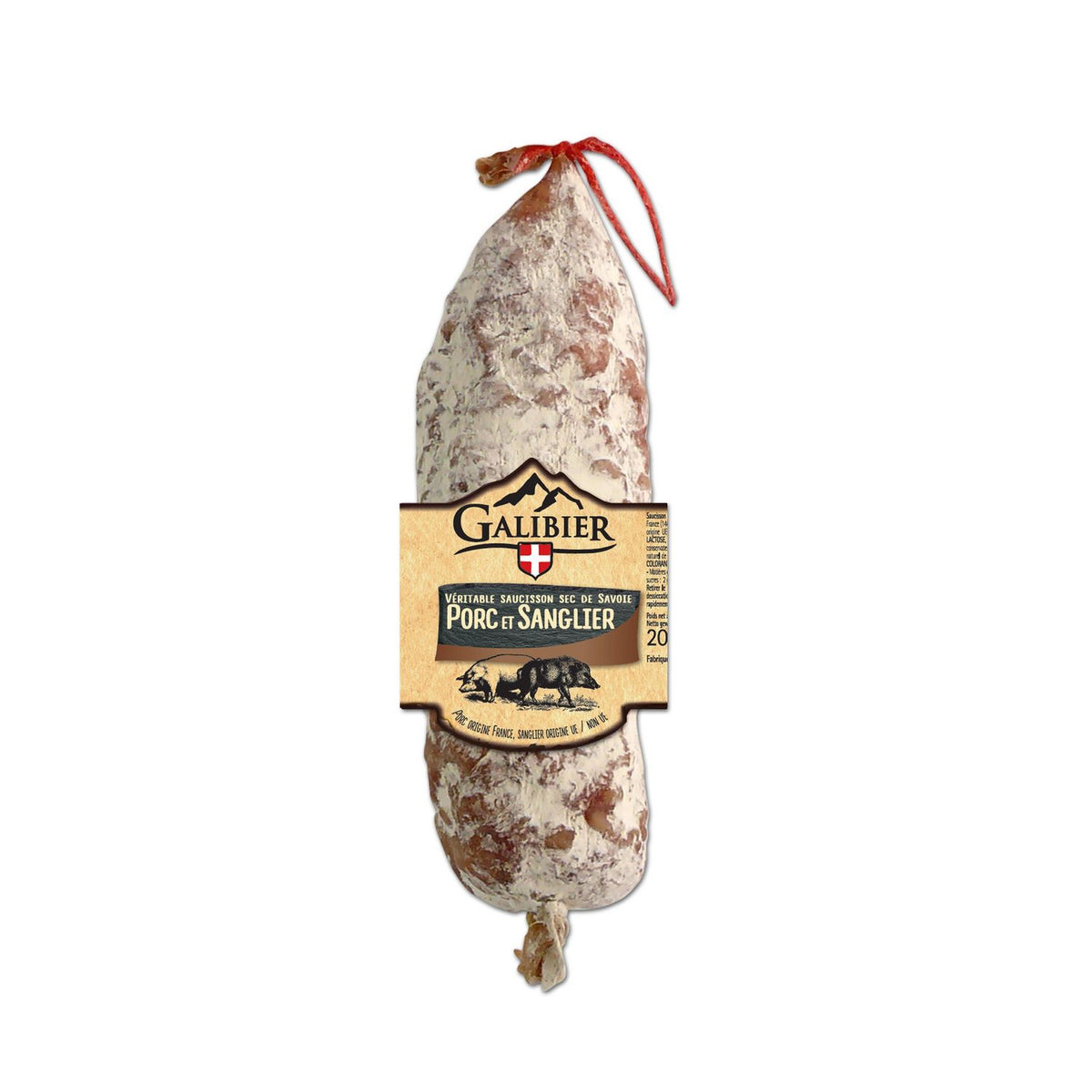 Salsichão Seco de Carne Suína e Javali LE GALIBIER 200g