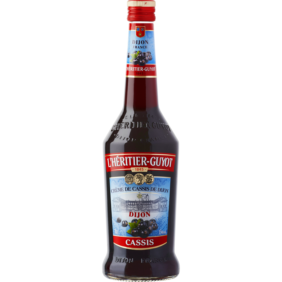 L'HERITIER-GUYOT Crème de Cassis de Dijon 15% 700ml