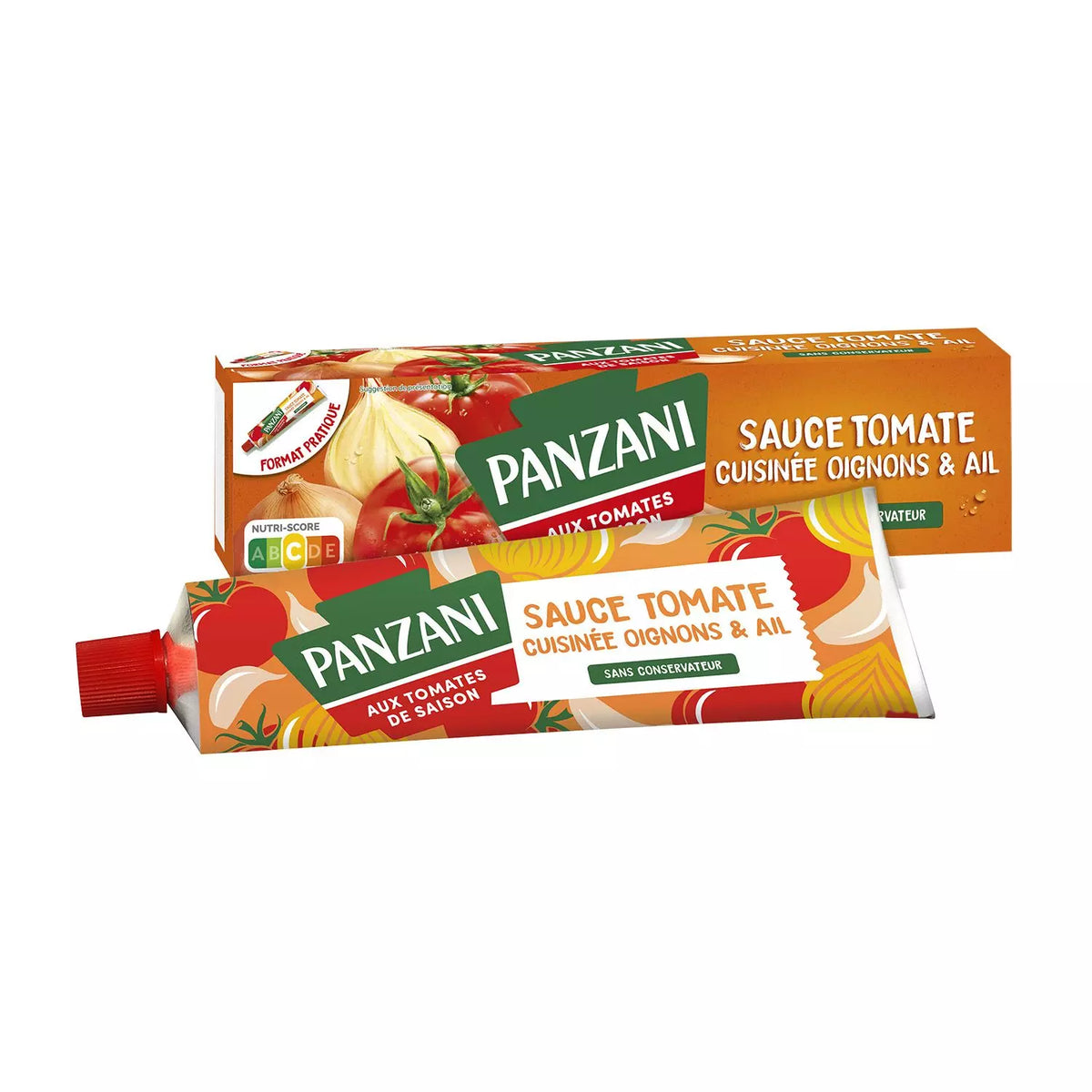 PANZANI Molho de tomate cozido com cebola e alho 180g