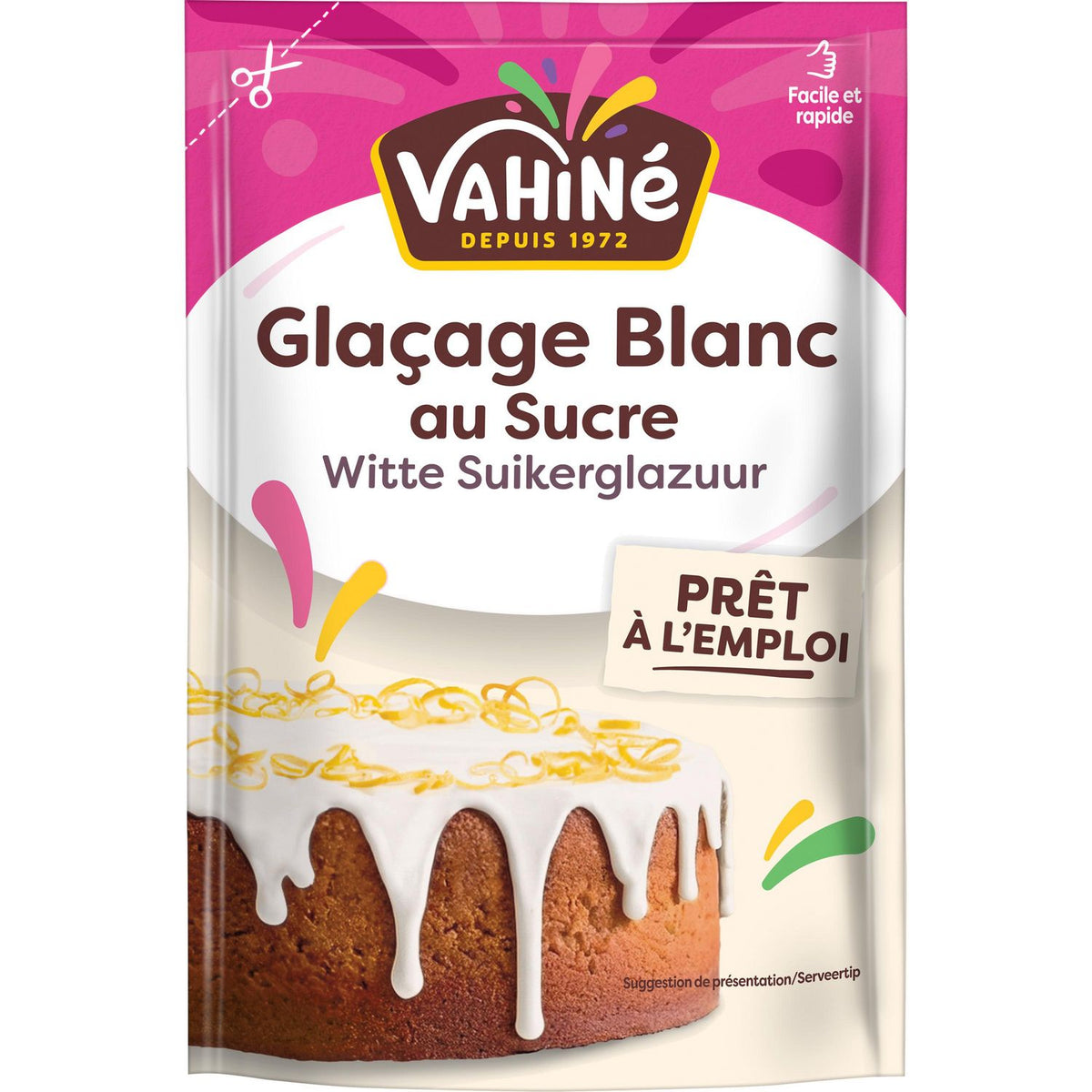 VAHINE White Fondant Icing 250g – For Cakes & Cupcakes