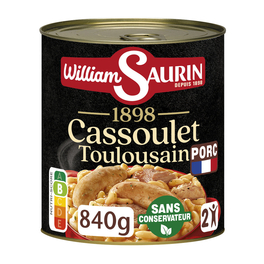 WILLIAM SAURIN Toulouse cassoulet with goose fat 840g