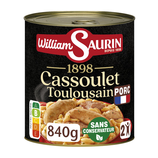 WILLIAM SAURIN Toulouse cassoulet with goose fat 840g