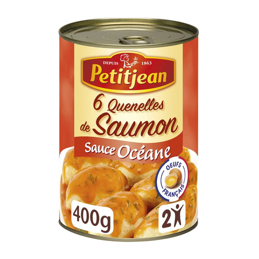 Quenelles de saumon PETIT JEAN sauce océane 400g