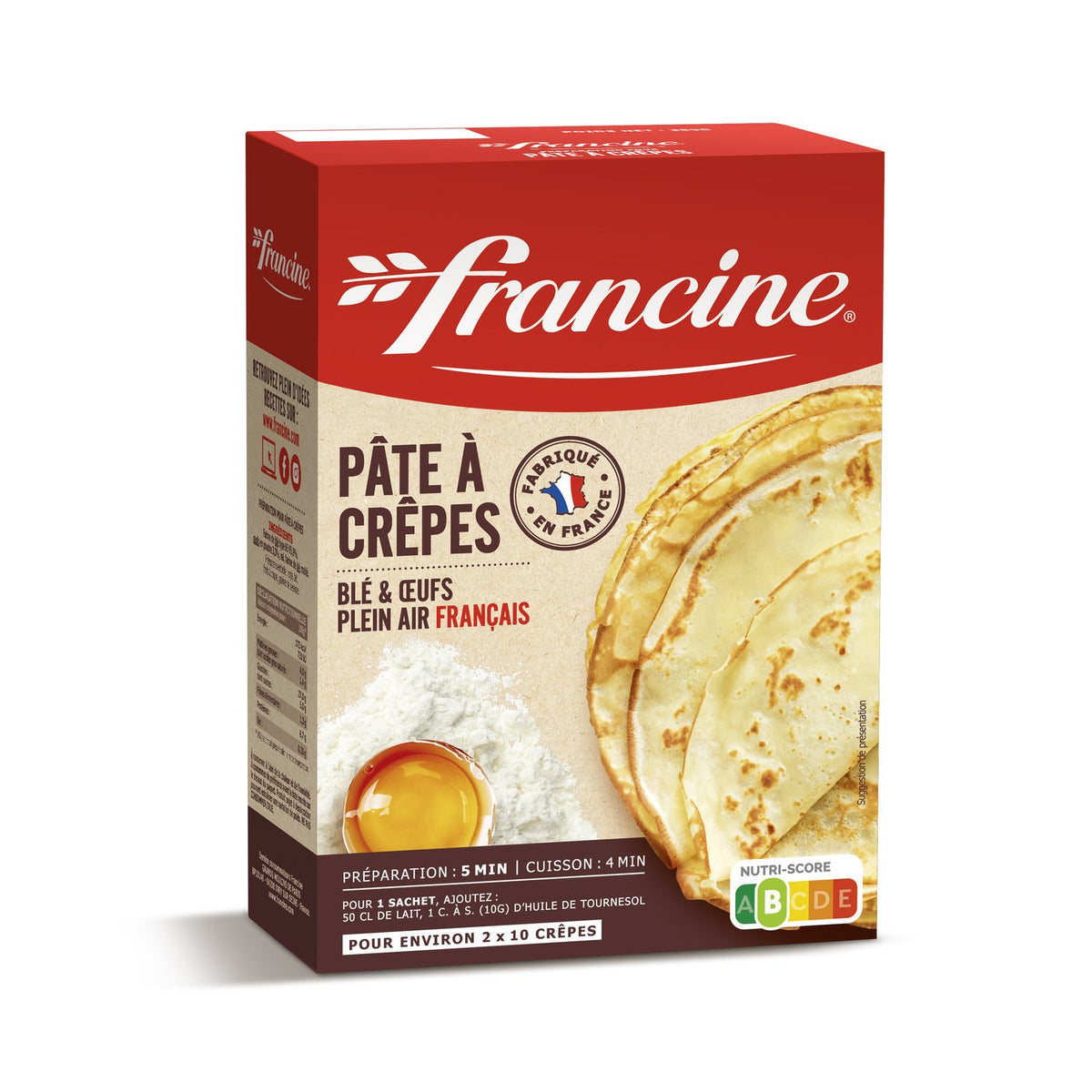 FRANCINE Crêpe Mix 380g