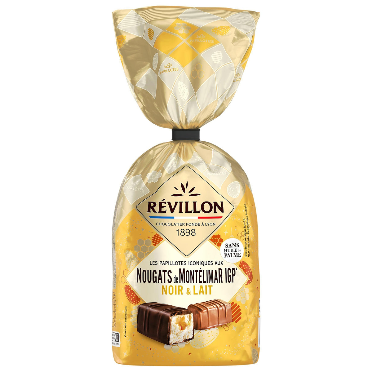 Chocolates Sortidos Meio Amargo, ao Leite e Branco REVILLON CHOCOLATIER Les Papillotes Authentiques 360g