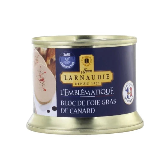 JEAN LARNAUDIE Block of Duck Foie Gras from Southwest France 150g
