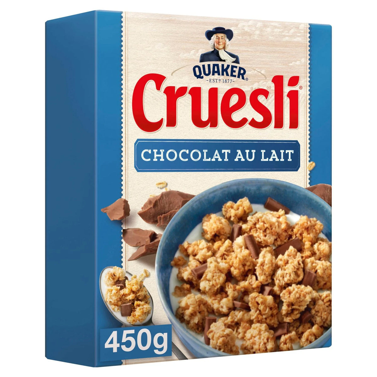 QUAKER Cruesli Milk Chocolate Cereal 450g