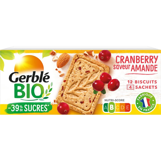 GERBLE Bio Mandel-Cranberry-Keks - 132g