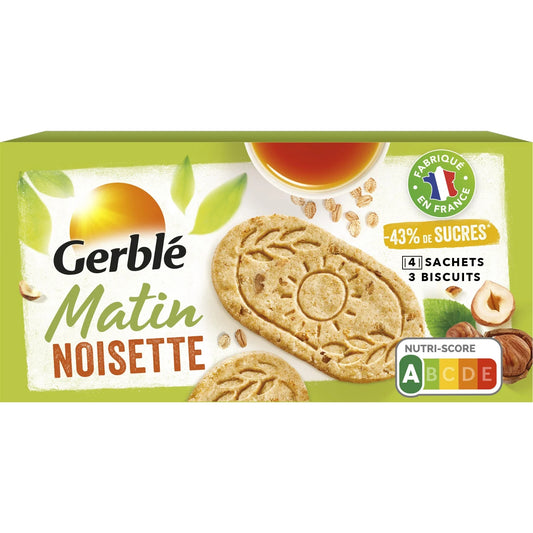 Biscoitos de Café da Manhã GERBLE Avelã 200g