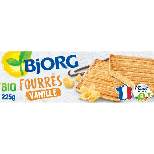BJORG Bio-Kekse mit Vanillefüllung 225 g