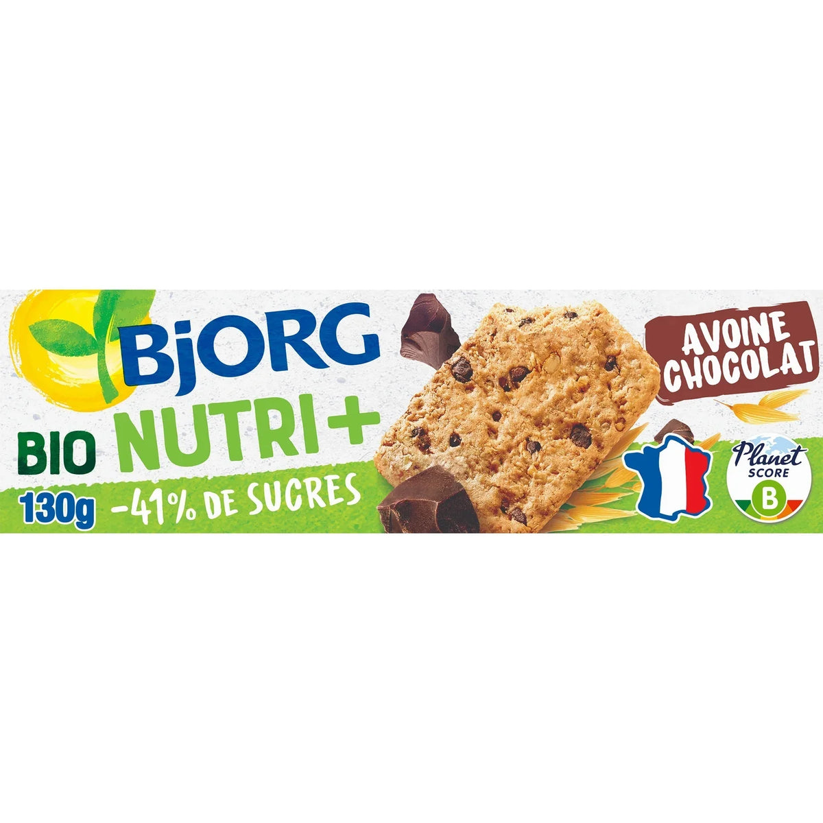 Biscuits à l'avoine bio BJORG aux pépites de chocolat 130 g
