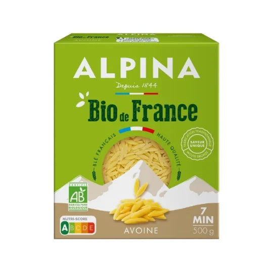 Pâtes à l'avoine bio ALPINA Savoie 500g