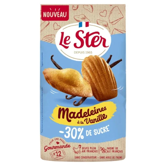 LE STER Vanilla Shell Madeleines -30% Sugar 300g