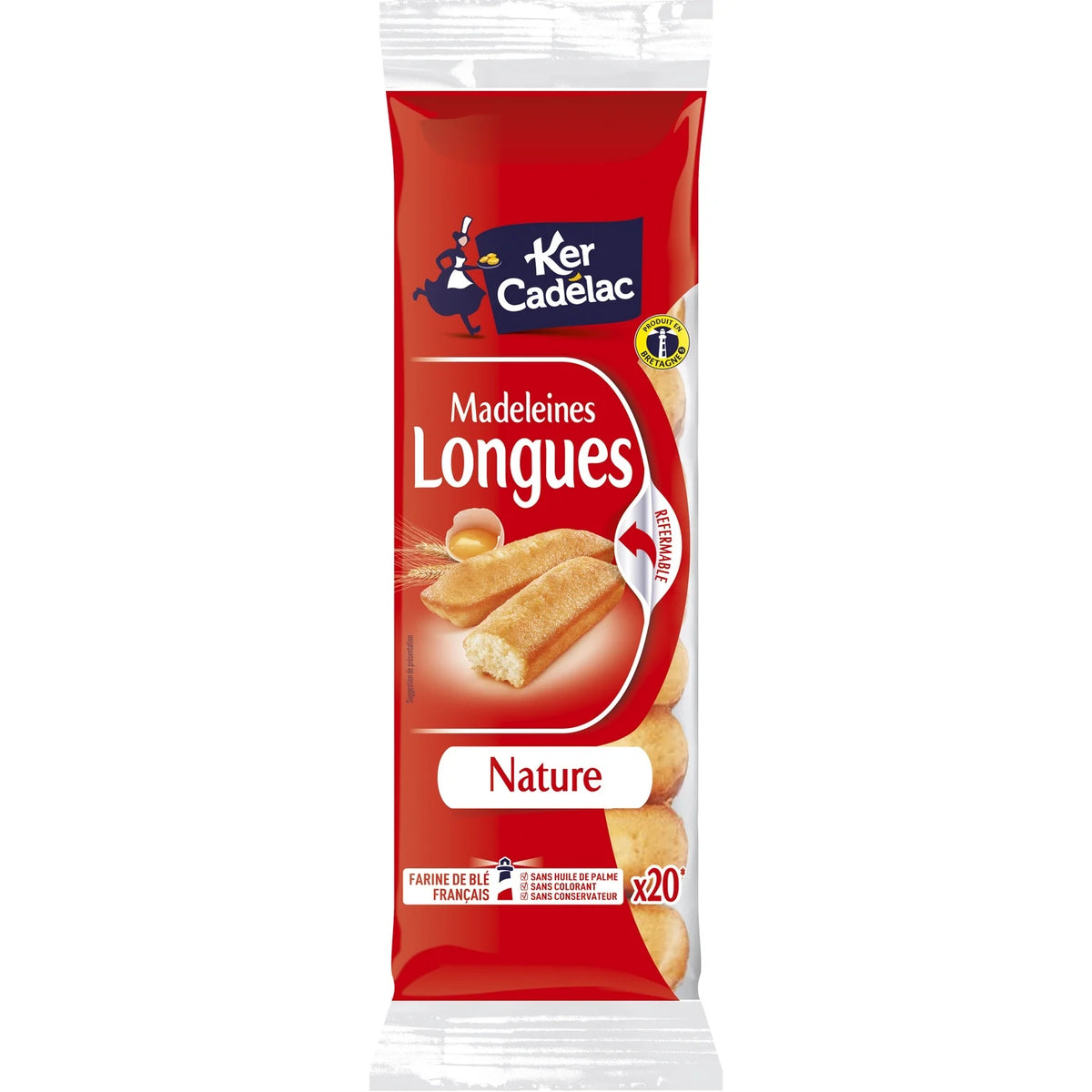 KER CADELAC Plain Long Madeleines 220g*
