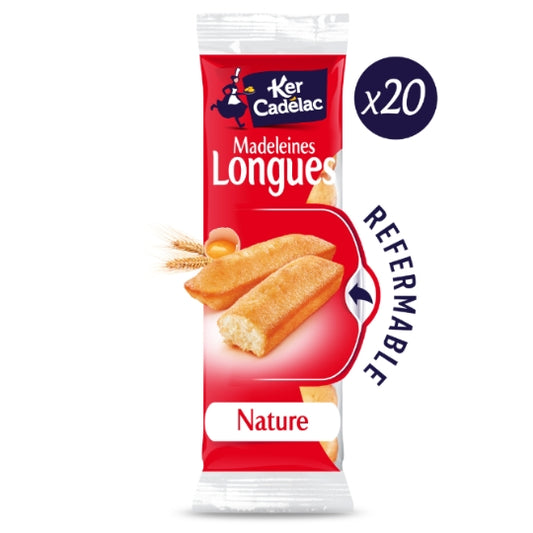 KER CADELAC Plain Long Madeleines x20 - 220g