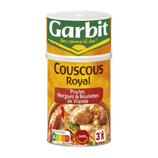 Cuscús GARBIT de pollo, merguez y albóndigas 1250g