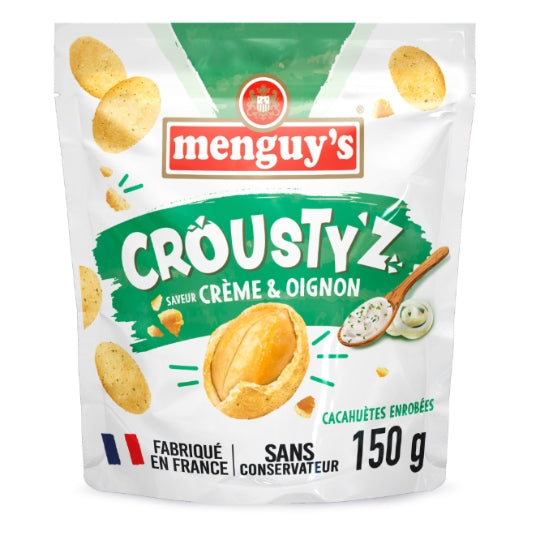 MENGUY'S Crunchy Cream & Onion Flavored Coated Peanuts 170g