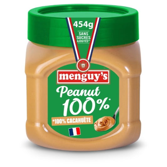MENGUY'S 100% Peanut Peanut Butter 454g