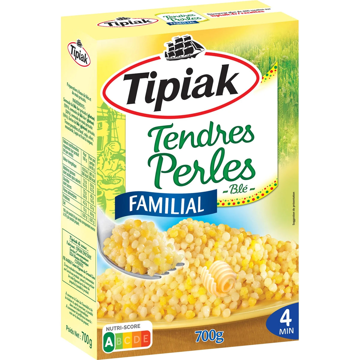 Perles de blé tendre TIPIAK 700g