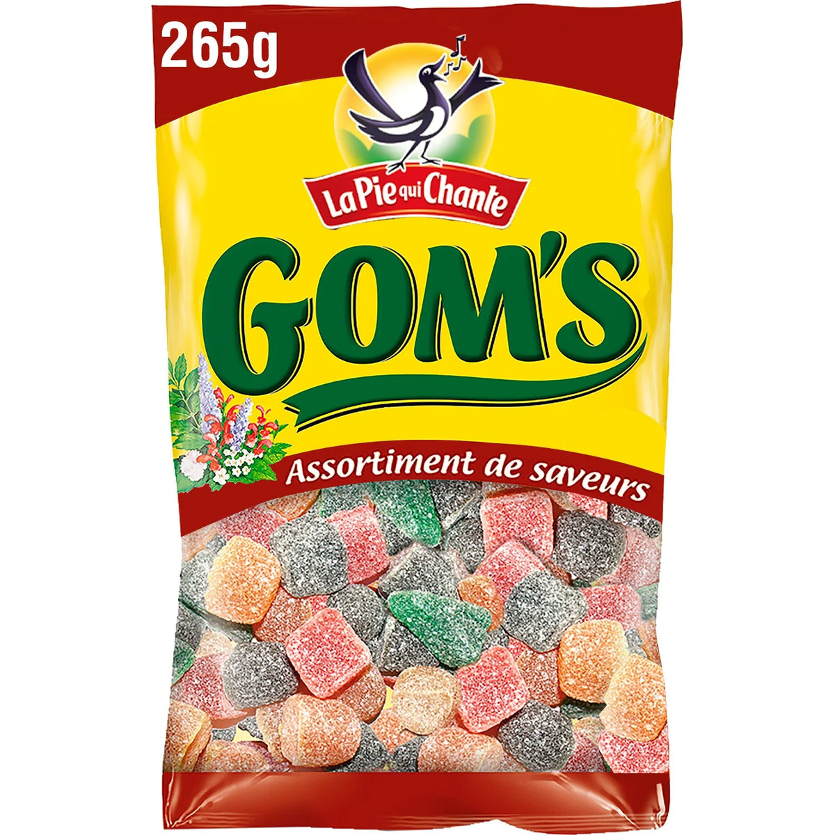 LA PIE QUI CHANTE Gom's Flavored Candies 265g
