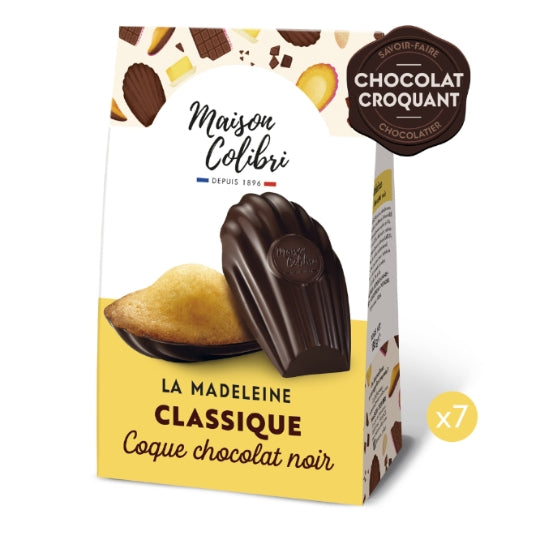 MAISON COLIBRI Classic Madeleine with Dark Chocolate Shell 182g