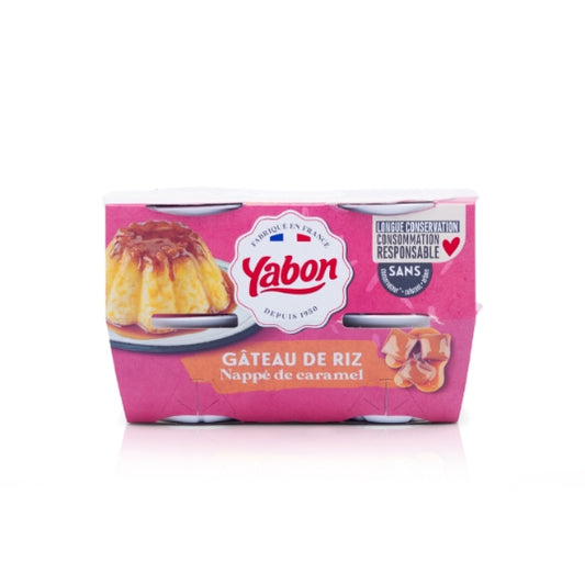 YABON Rice Pudding with Caramel 4x125g