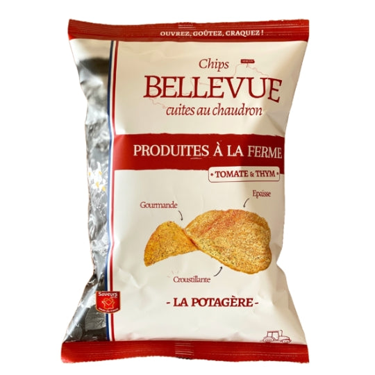 BELLEVUE Farmhouse Chips with Tomato & Thyme 125g