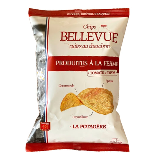 BELLEVUE Farmhouse Chips with Tomato & Thyme 125g