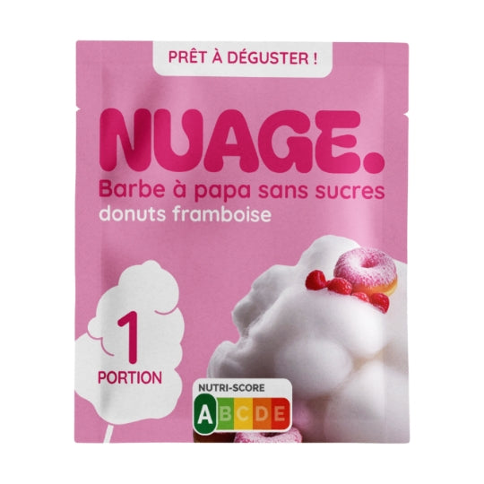 NUAGE Sugar-Free Cotton Candy – Raspberry Donut Flavor 20g