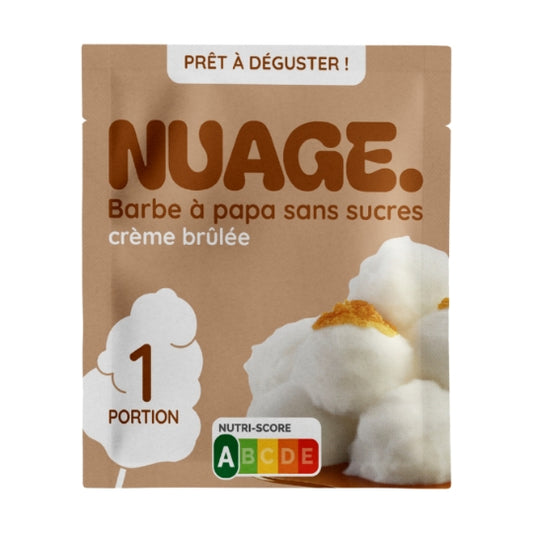 NUAGE Sugar-Free Cotton Candy – Crème Brûlée Flavor 20g