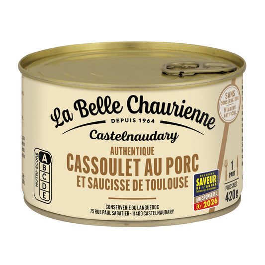 LA BELLE CHAURIENNE pork cassoulet of Castelnaudary 420g