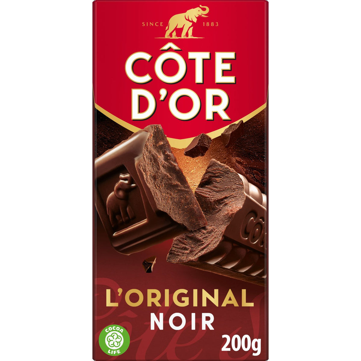 COTE D'OR chocolate bar dark the original 200g