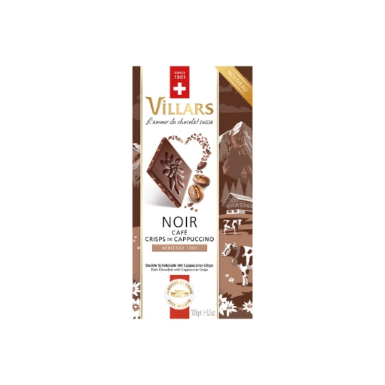 VILLARS Dark Chocolate Cappuccino Coffee Crisps 100g