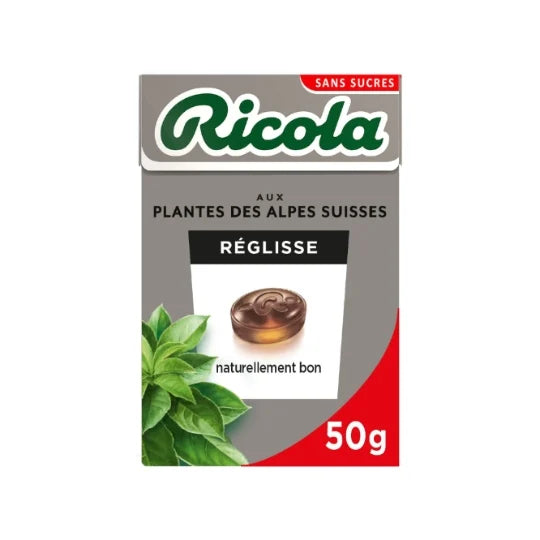 RICOLA Zuckerfreie Lakritz-Bonbons 50g