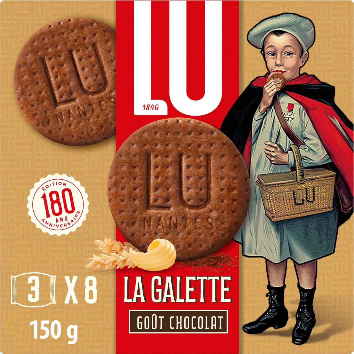 LU   Galette Gout Chocolat 150g