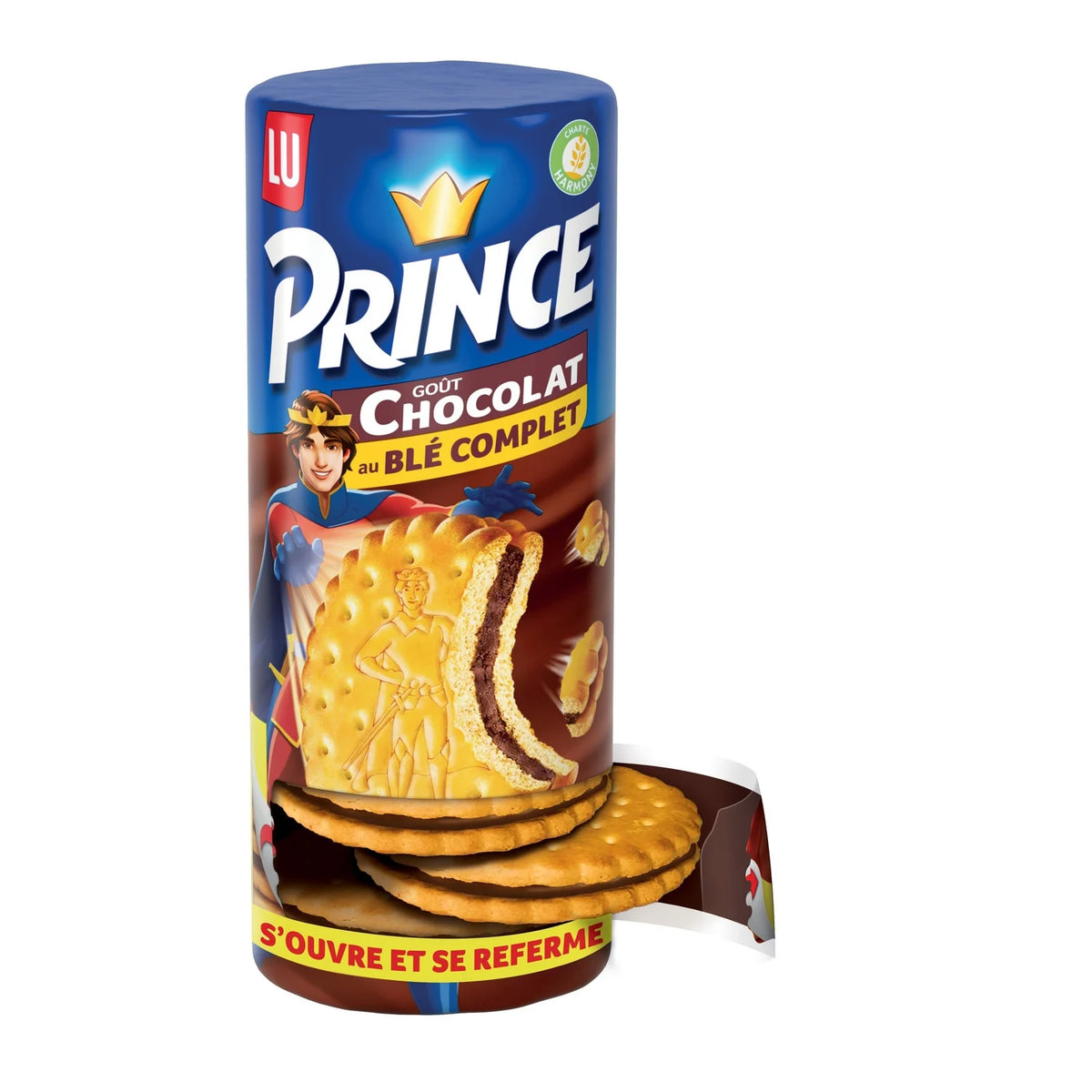 LU Prince – Whole Wheat Biscuits Filled with Chocolate 300g