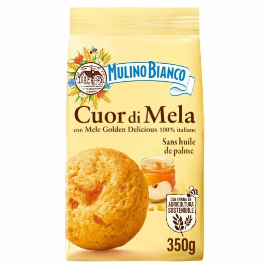 MULINO BIANCO Biscuits Cuor Di Mela à la pomme 250g