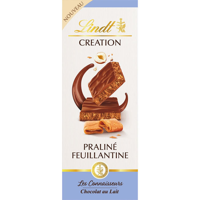LINDT Création - Praliné-Feuilleté-Schokolade 110g