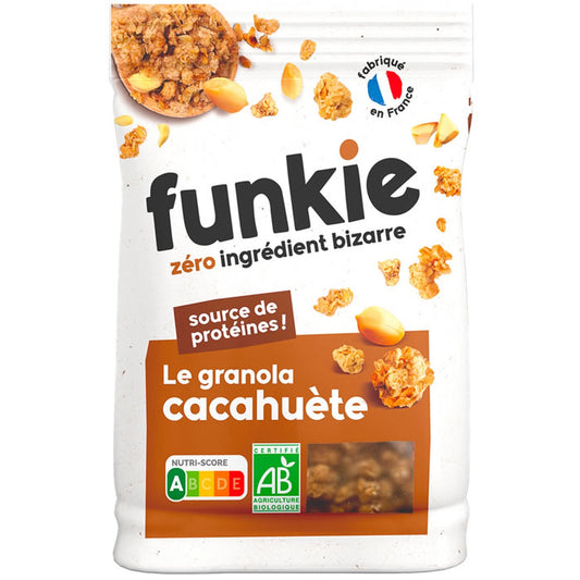 Granola Orgânica FUNKIE – Amendoim 300g