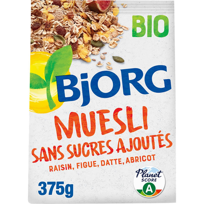 BJORG Bio Müsli – Ohne Zuckerzusatz 375g