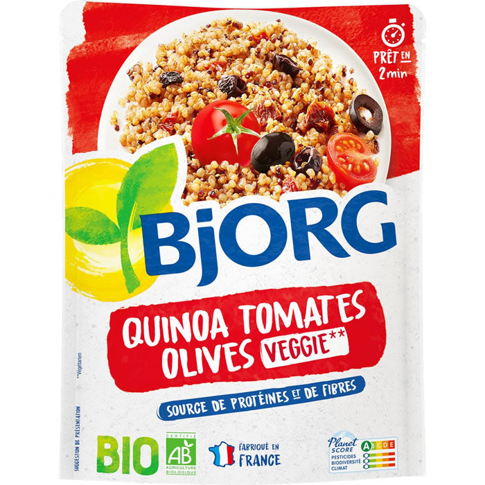BJORG Bio Quinoa mit Tomate und Olive für die Mikrowelle 250 g