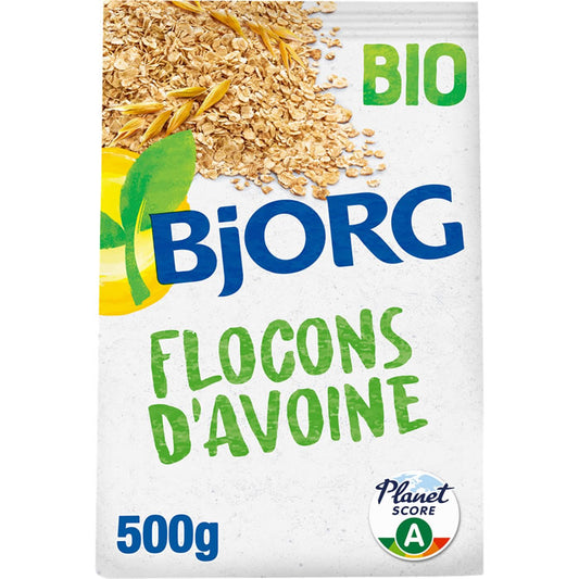 Copos de Avena Integral Ecológicos BJORG 500g