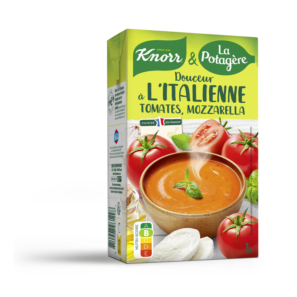 Soupe Douceur à l'italienne tomates mozzarella KNORR 1l
