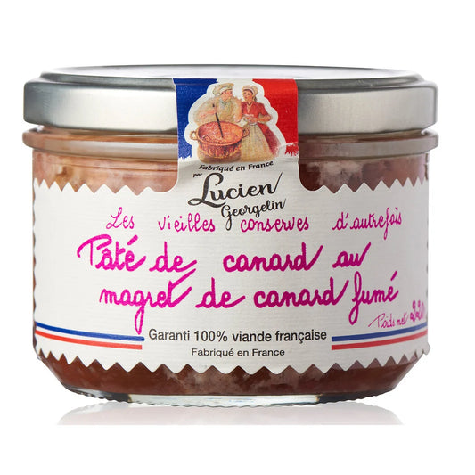 LUCIEN GEORGELIN Duck Pâté with Smoked Duck Breast 220g