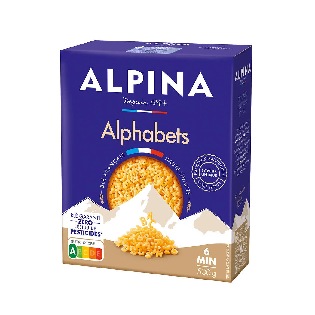 ALPINA Savoie Savoyard Alphabet Pasta – 500g