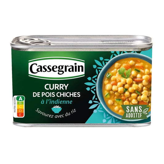 CASSEGRAIN Curry of chickpeas with the Indienne 430g