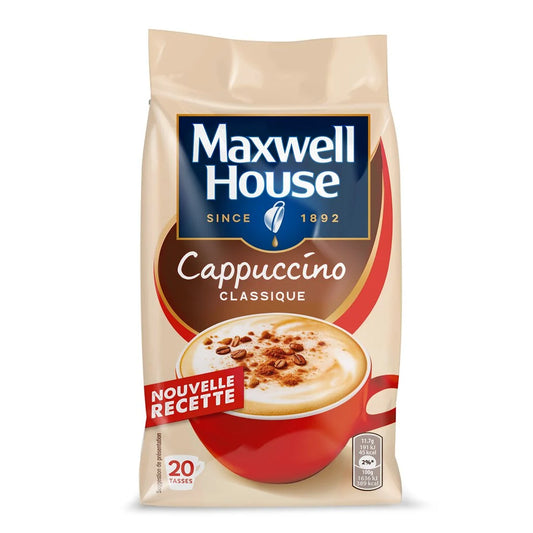 MAXWELL HOUSE Café soluble Cappuccino Classique 235g