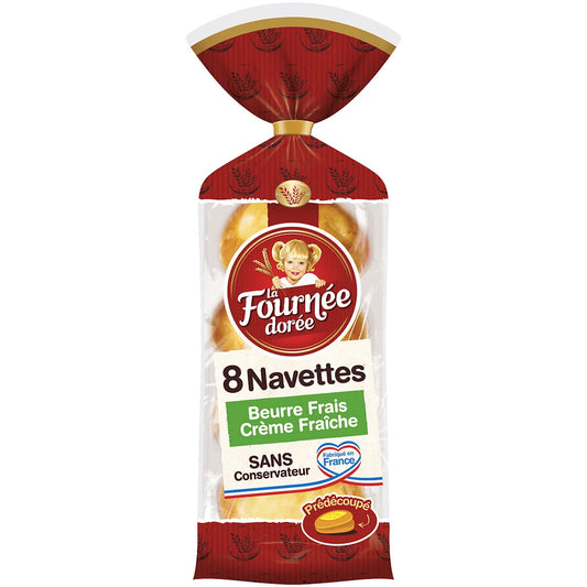 LA FOURNEE DOREE small brioches with fresh butter and fresh cream x8 - 400g*