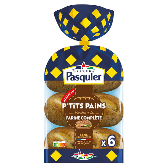 PASQUIER P'tits pains de harina integral 270g*