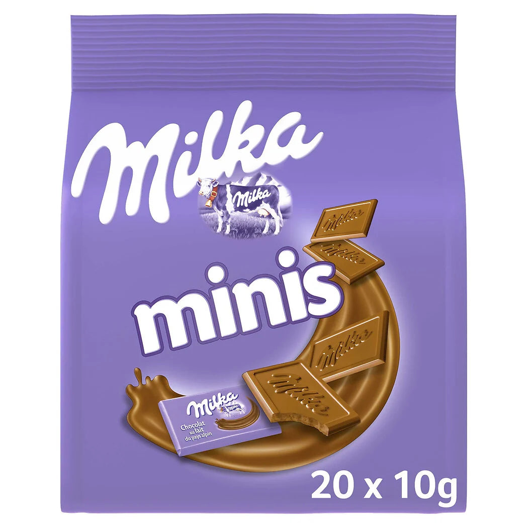 MILKA Carrés milk chocolate Minis x20 - 200g